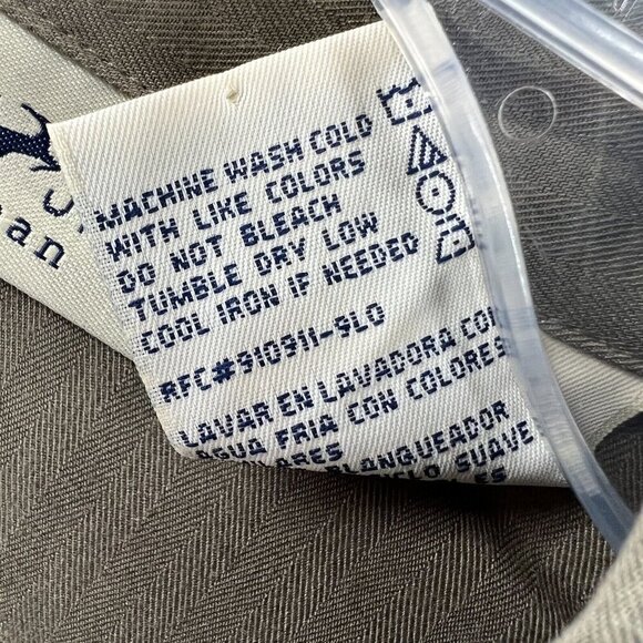 White Stag Womens Top 14W/16W Green Long Sleeve Button Front Heavyweight Shirt - Picture 6 of 9